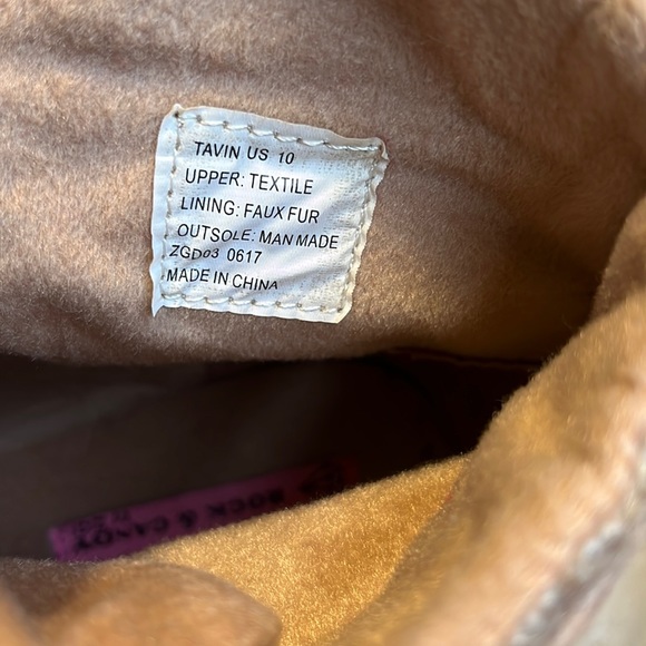 Rock Candy lace up boots, size 10 light brown - Picture 4 of 9